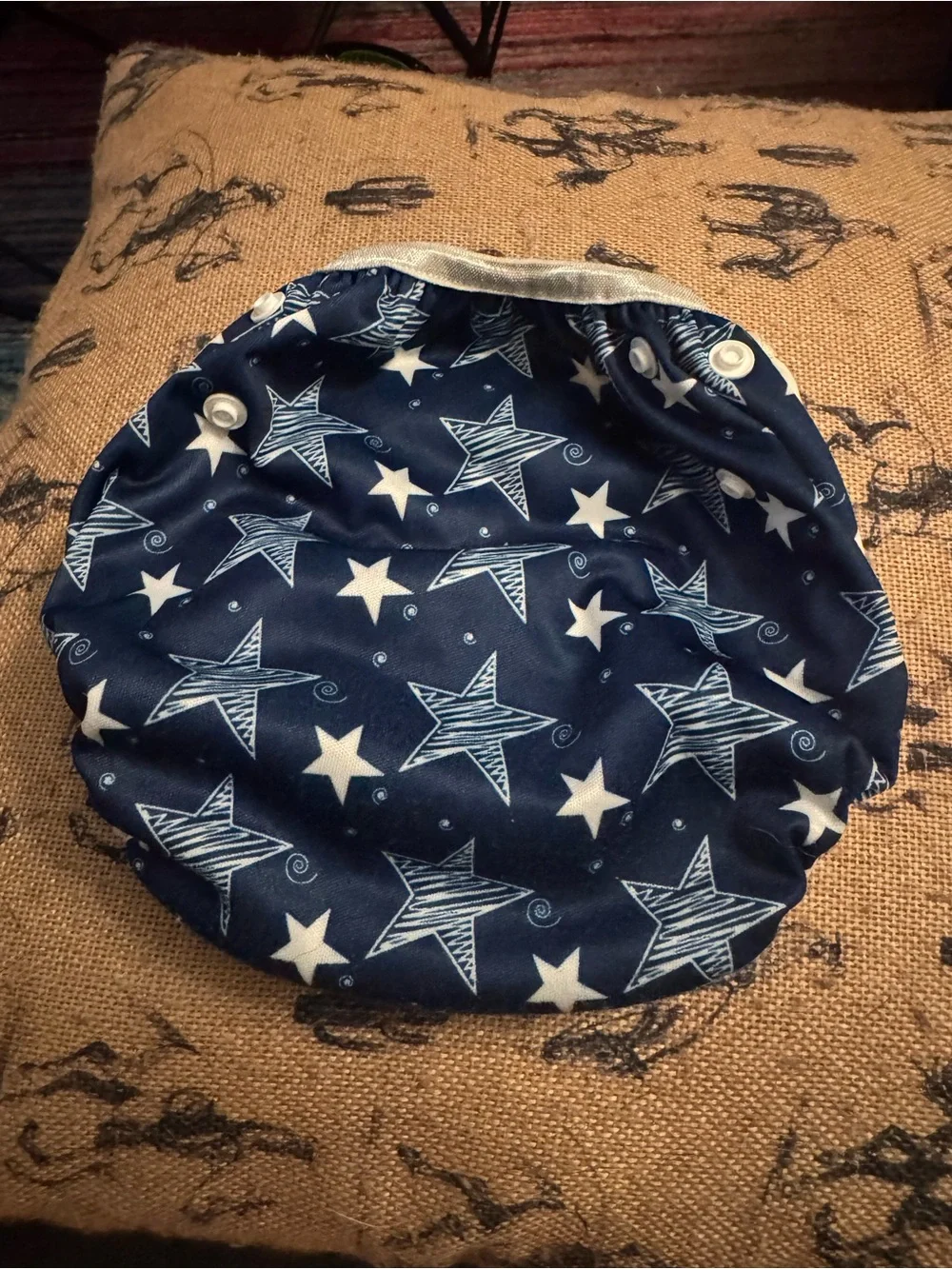 i play Unisex 2-Piece Swim Set 18-24 Months Blue Stars Swim Shirt & Diaper